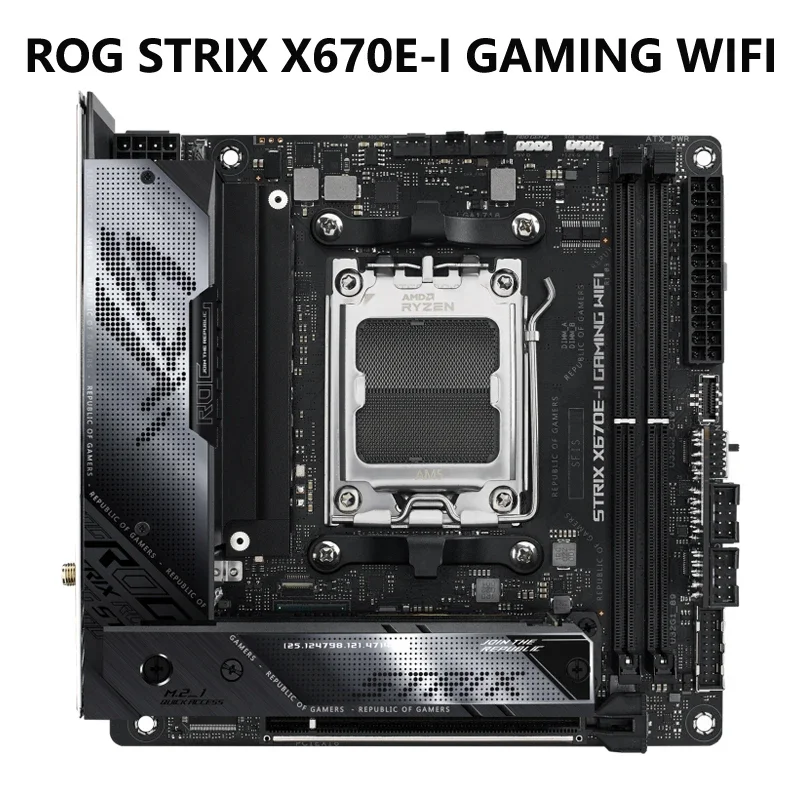 ASUS ROG STRIX X670E-I GAMING  - X670E Itx Motherboard reseña y precio