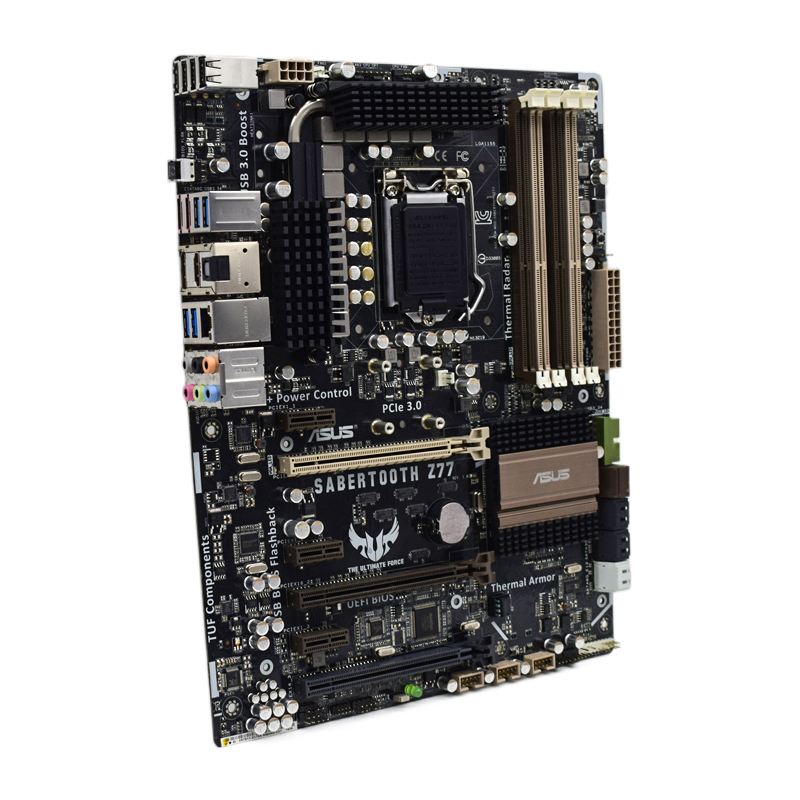 Placa base ASUS SABERTOOTH Z77 - X870E Atx Motherboard reseña y precio